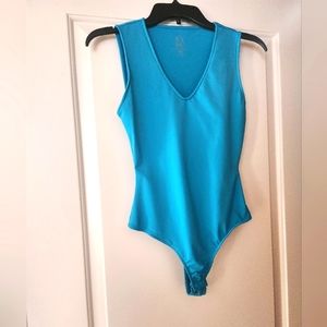NY&C XS blue bodysuit tank